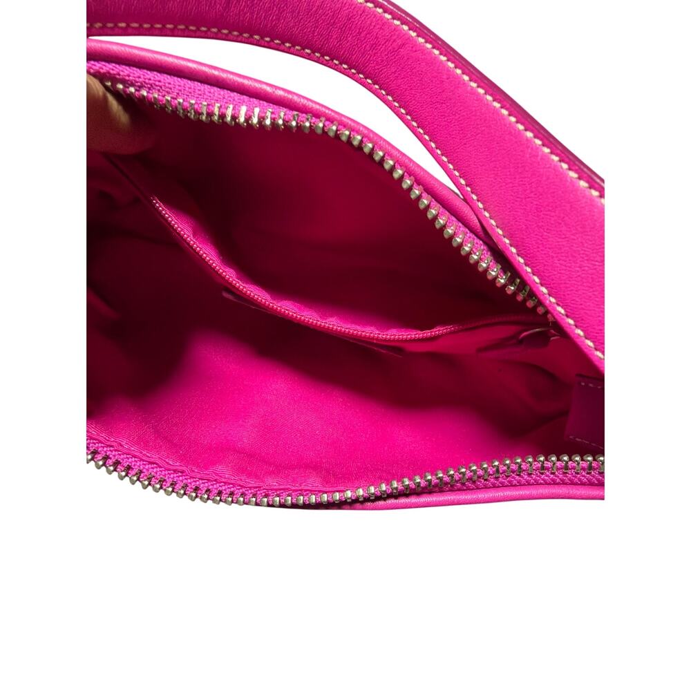 Coach Hampton Signature Baguette Demi Shoulder Purse in HOT PINK 6371 - Picture 16 of 16